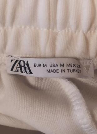 Белые спортивные брюки ,карго zara3 фото