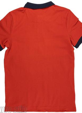 Мужская футболка поло lacoste, цвет красный, разные размеры в наличии7 фото
