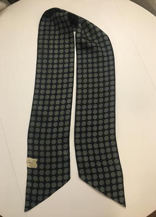 Винтажный мужской шелковый статусный шарф дублин 140*148 фото