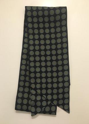 Винтажный мужской шелковый статусный шарф дублин 140*142 фото