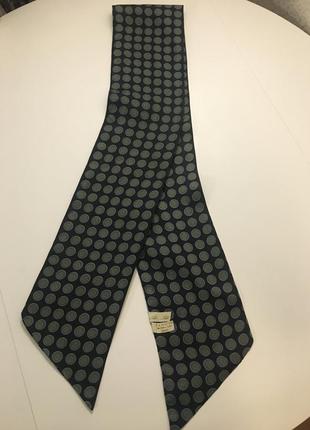 Винтажный мужской шелковый статусный шарф дублин 140*147 фото