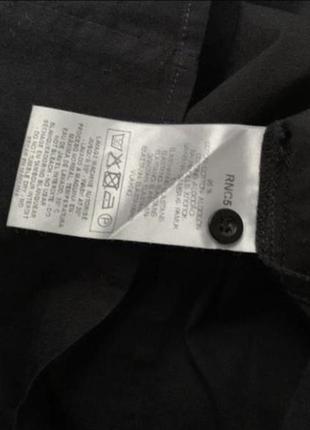 Брендовая чёрная блуза nafnaf с короткими рукавами офисная летняя дресс код7 фото