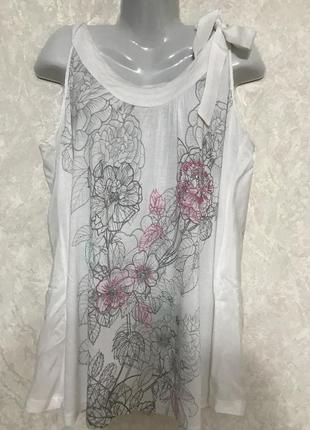 Блуза шёлк с вышивкой цвет нежный айвори2 фото