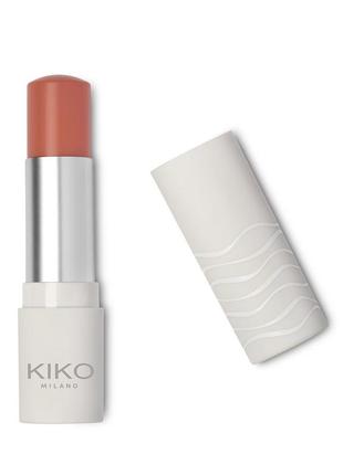 Оттеночный бальзам для губ с маслом ши konscious vegan lip balm kiko milano 01