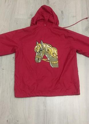 Фирменнна вітровка з капюшоном.