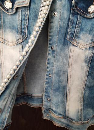 Куртка джинсова.4 фото