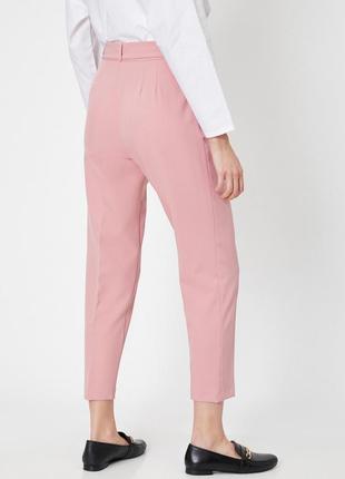 Розовые брюки штаны под костюм3 фото