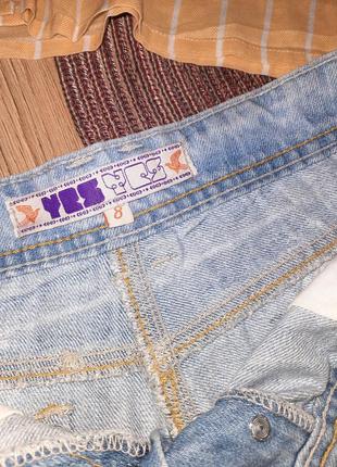 ⭐стильные джинсовые шортики s 💯хлопок ⭐ m6 фото