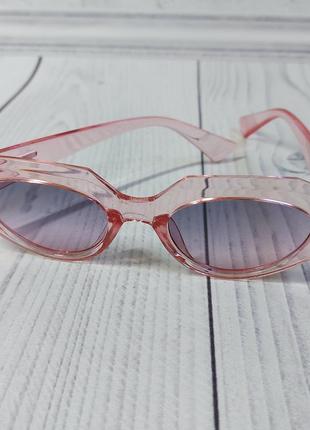 Сонцезахисні окуляри рожеві4 фото