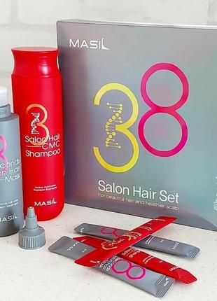 Набор из шампуня и маски для волос masil 38 salon hair set