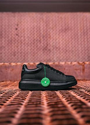 Кросівки alexander mcqueen "black/grid"