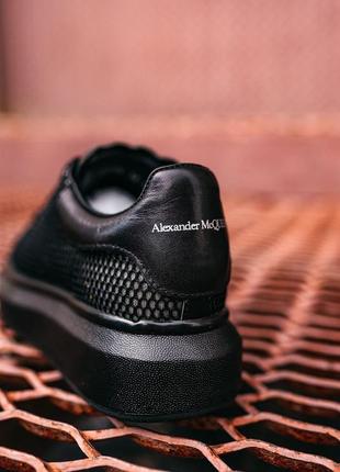 Кросівки alexander mcqueen "black/grid"5 фото