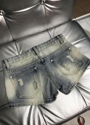 Короткие джинсовые шортики шорты2 фото
