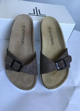 Шлепанцы на пробковой подошве в стиле birkenstock9 фото