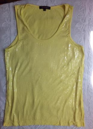Красива майка жовтого кольору в ідеальному стані