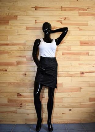 Юбка из натуральной кожи.