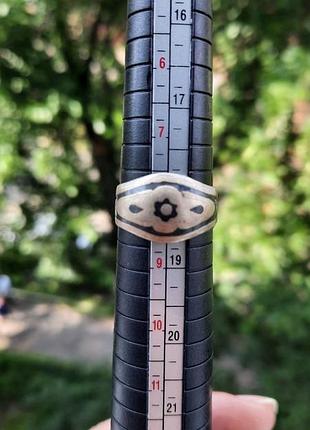 Серебряное кольцо кубачи кубачинская чернь