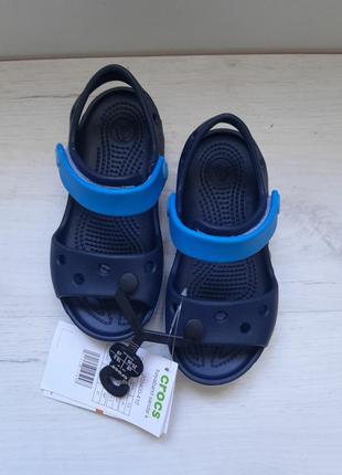 Оригінал crocs найзручніші сандалі босоніжки сині crocs bayaband sandal kid's крокси3 фото