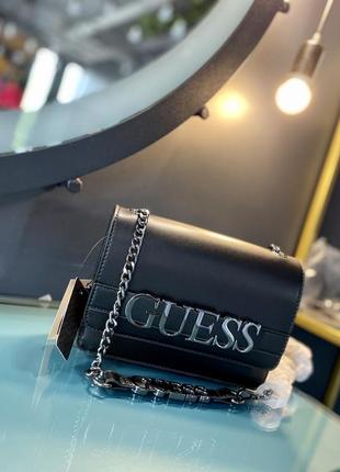 Сумка чёрная guess оригинал3 фото