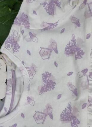 Кофта - блуза реглан на девочку 62/68 и 74/80 lupilu кофточка для девочки6 фото