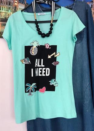 Стильна натуральна футболка