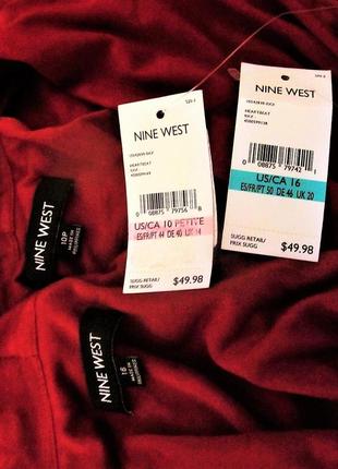 Платье а-силуэт и драпировка по торсу и груди nine west 10 и 16  (usa)10 фото