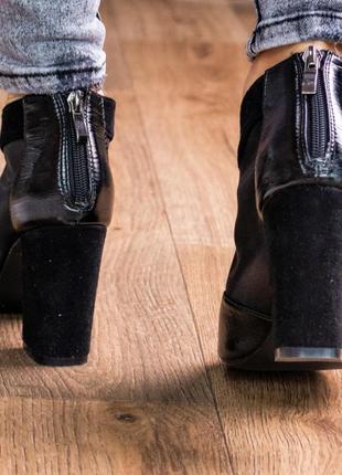 Туфлі, босоніжки жіночі на підборах чорні літні нові - чорні туфлі жіночі 20215 фото