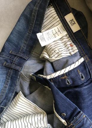 Мужские зауженные брендовые дизайнерские джинсы iceberg оригинал5 фото