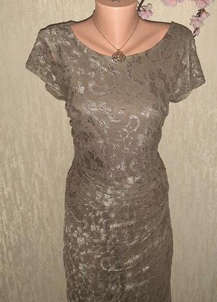 Красиве гіпюрову сукні з драпіруванням💫4 фото