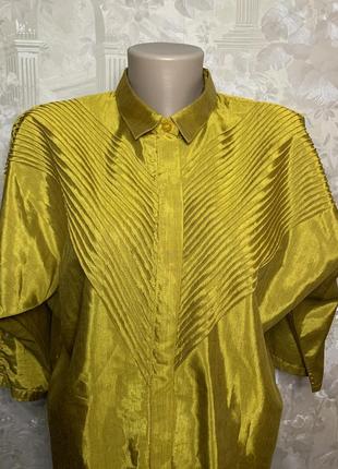 Шикарная блуза из тайского шелка4 фото