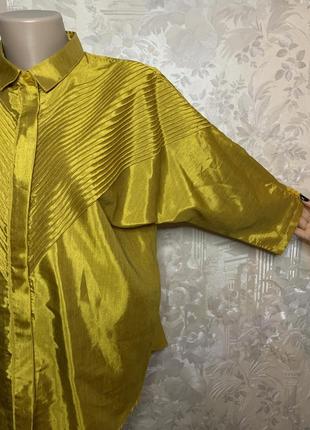 Шикарная блуза из тайского шелка5 фото