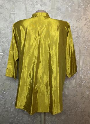 Шикарная блуза из тайского шелка8 фото
