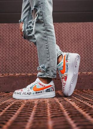 Женские кроссовки nike air force 1 low graffiti 36-37-38-39-406 фото