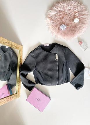 Коротка косуха куртка в сіточку