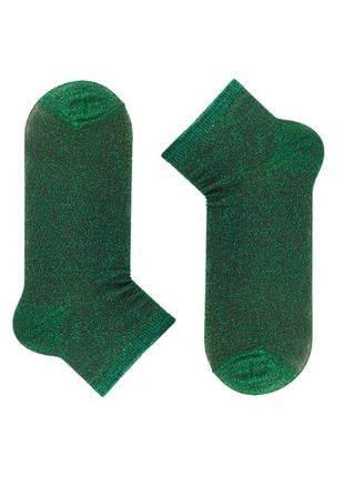 Женские летние носки  бренда sox green dust люрекс