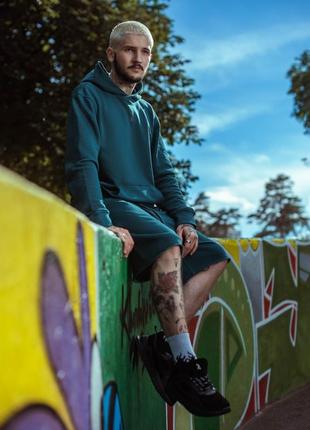 Шорти трикотажні вогонь гармата breet смарагдовий6 фото