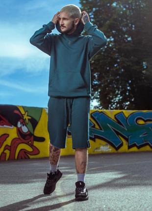 Шорти трикотажні вогонь гармата breet смарагдовий3 фото