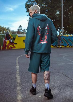 Шорти трикотажні вогонь гармата breet смарагдовий5 фото