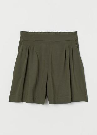 Новые шорты с высокой посадкой h&m. размер 36