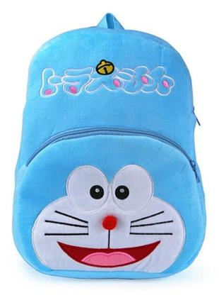 Детский плюшевый рюкзак doraemon кот