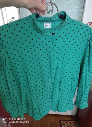 Блуза в горошок 2