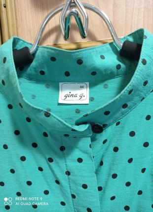 Блуза в горошок 5