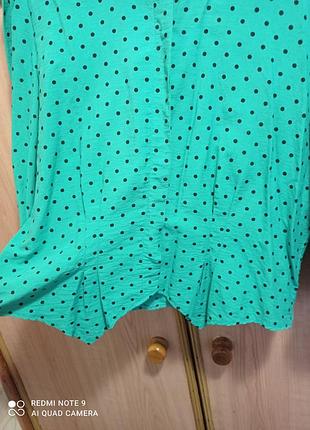 Распродажа! блуза в горошек 6