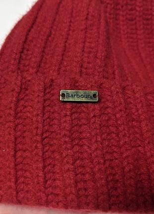 Barbour брендовая шапка шерстяная | англия4 фото