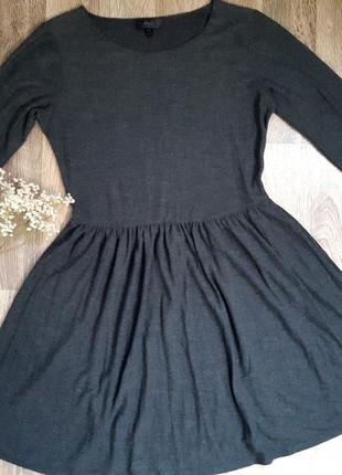 Серое платье topshop