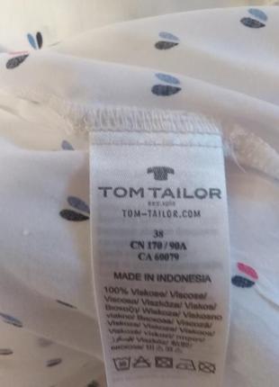 Блуза летняя tom tailor 100%вискоза7 фото