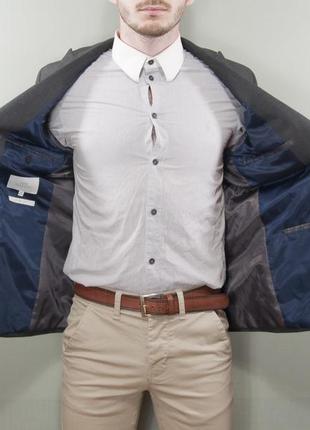 Приталенный пиджак next skinny fit3 фото