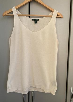 Базовая хлопковая майка ralph lauren оригинал