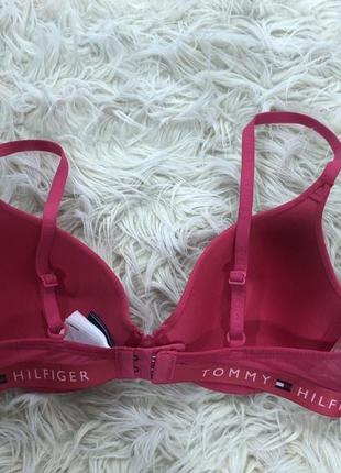 Брендовый хлопковый бюстгальтер tommy hilfiger2 фото