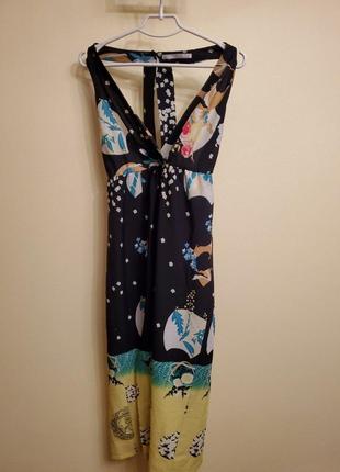 Платье летнее сарафан с цветами1 фото